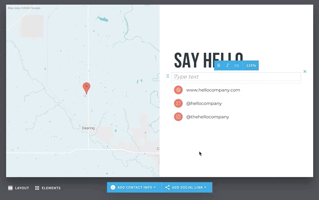 Contact Slide Beautiful.ai